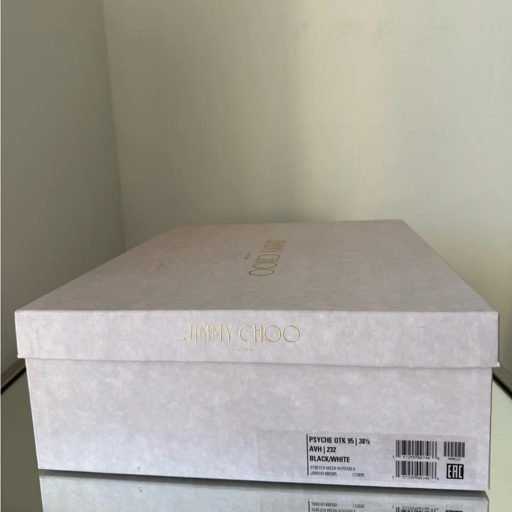 New Jimmy Choo Psyche 95 mesh over-the-knee boots $1,895 - Picture 13 of 13